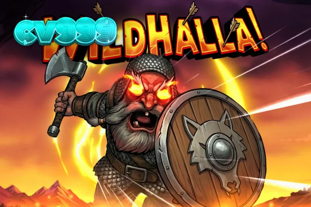 Wildhalla স্লট গেমের ভাইকিং থিম এবং বোনাস ফিচার প্রদর্শনকারী একটি দৃশ্য